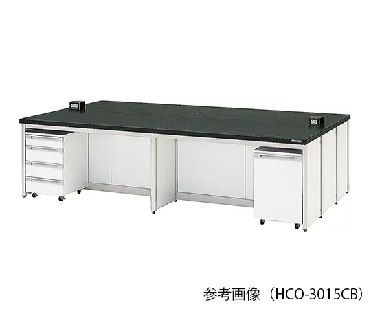3-7924-01　实验室中心工作台 (框架型) 1800×1200×800 mm　HCO-1812CB