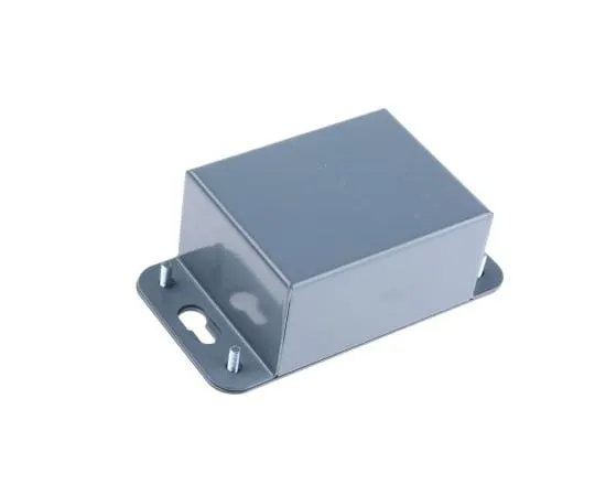63-4592-30　RS PRO灰色冷轧钢仪器盒，65 x 85 x 42 mm　232-125