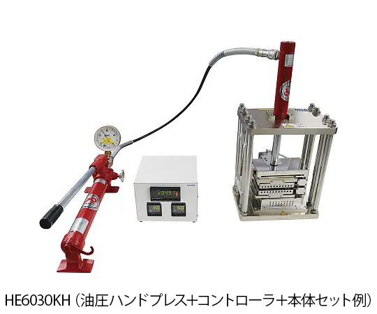 4-1587-03　超高温液压手压MAX 600°C 60 kN液压计　HE6060-K