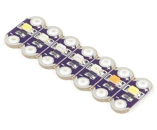 67-0422-27　LilyPad Rainbow LED (6 Colors)　DEV-13903