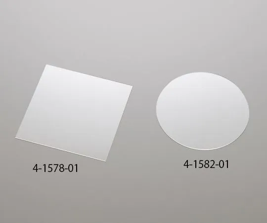4-1584-01　平板玻璃鹰XG ®φ150厚度0.3 mm 10个　XG-○150-0.3