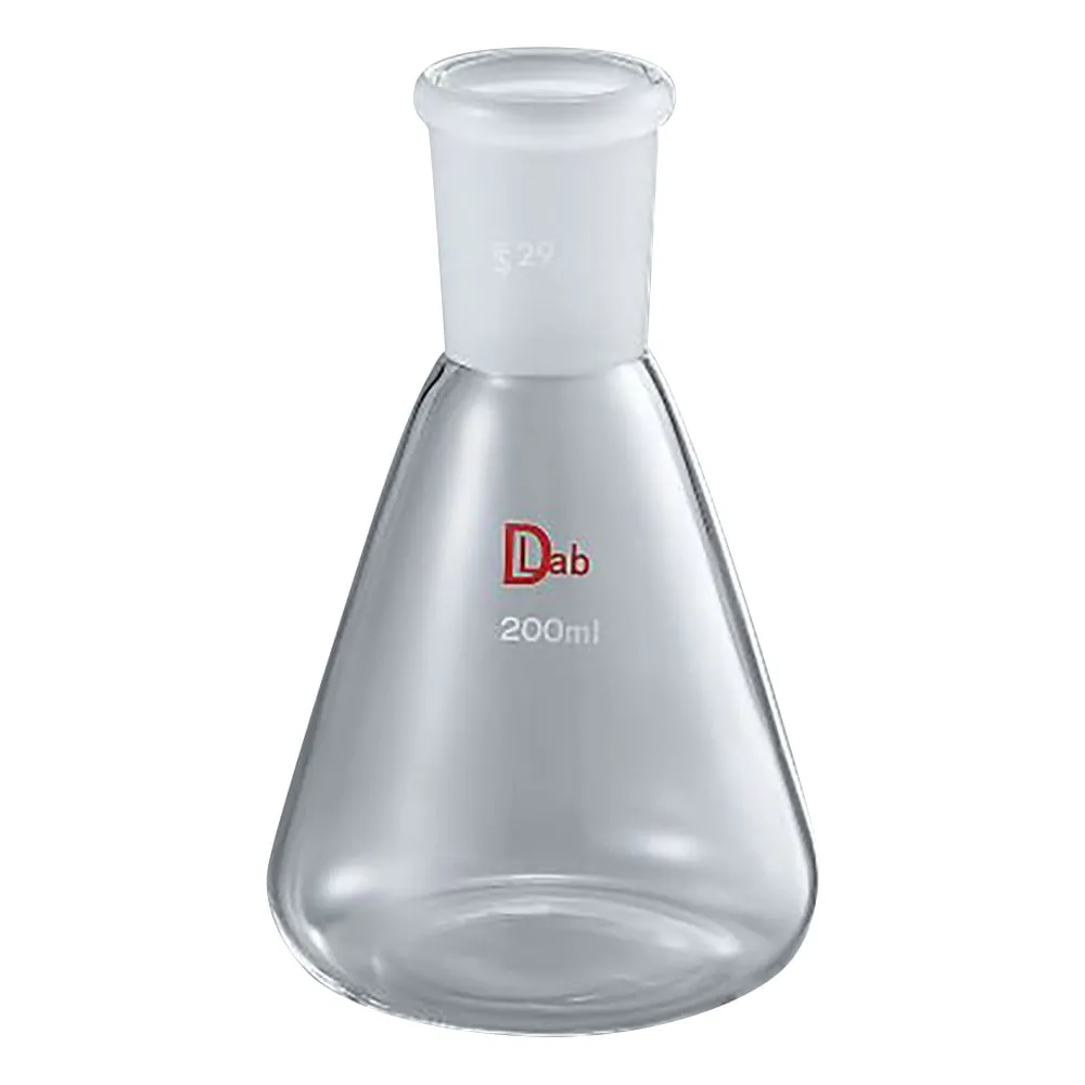 3-9674-01　普通滑动三角瓶 (硼硅酸盐玻璃-1) 10mL 15/25