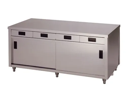 61-4435-81　不锈钢双面抽屉储存装置900 x 750 x 800　ACWO-900Y