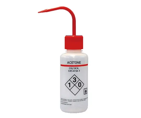 62-2932-49　化学鉴定洗涤瓶LDPE 250 mL丙酮 (丙酮) 561010　561010