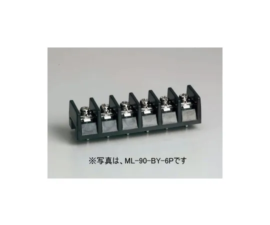 63-3129-79　Penetrating Terminal Block 4 Screws with 250 V -10 A square washers for printed circuit boards　ML-90-BY-4P