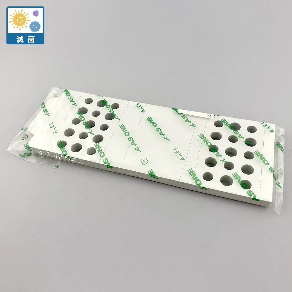 4-4491-31　Paper Tube Rack, Sterilized Holes, 15 Pieces, 1 Bag (20 Pieces)　PRMS