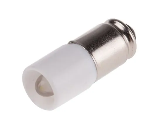 63-4585-02　LED反射器灯泡，中置槽，白色，单芯片，6毫米直径，12V交流/直流电。　203-587