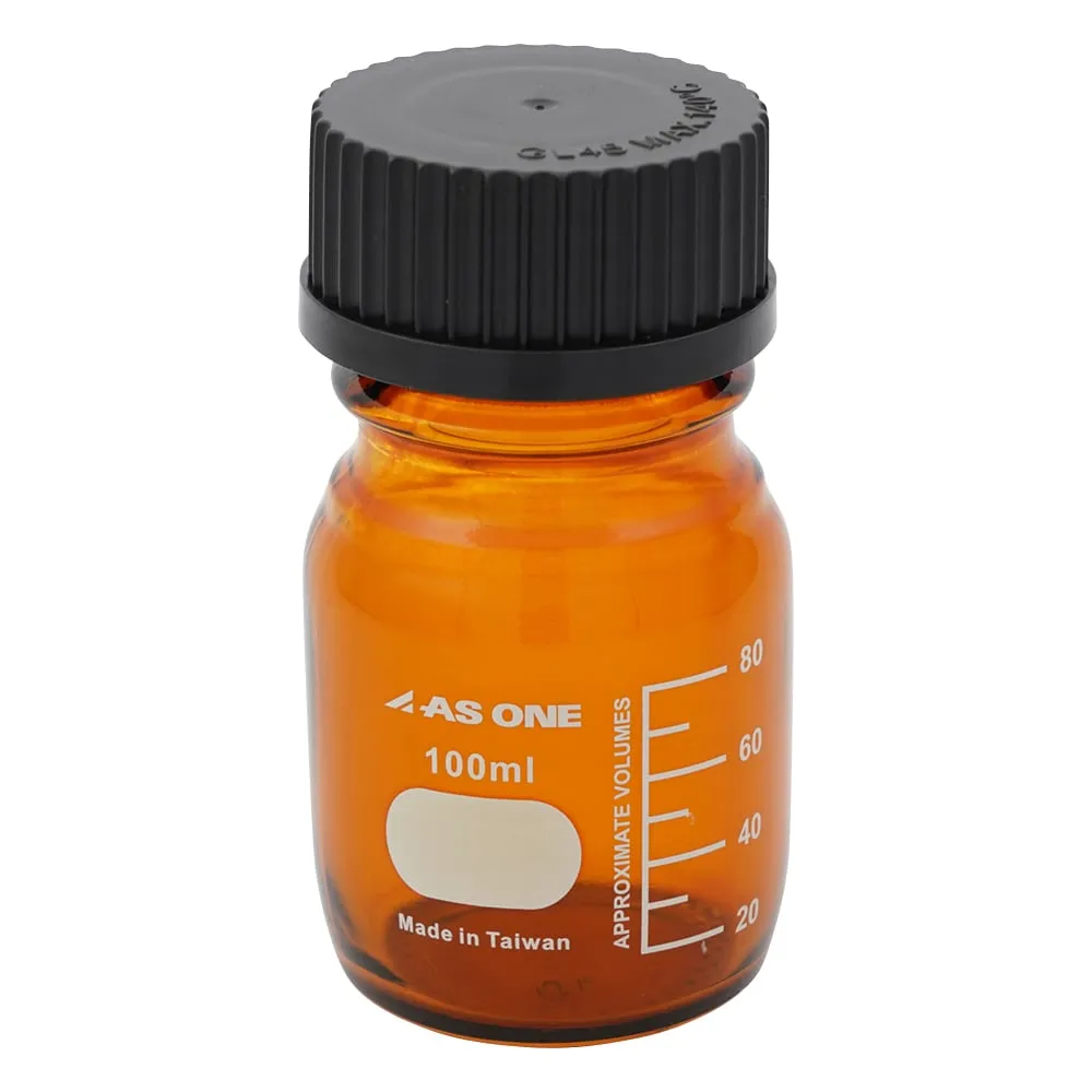 4-934-01　玻璃瓶NEO深棕100mL　-