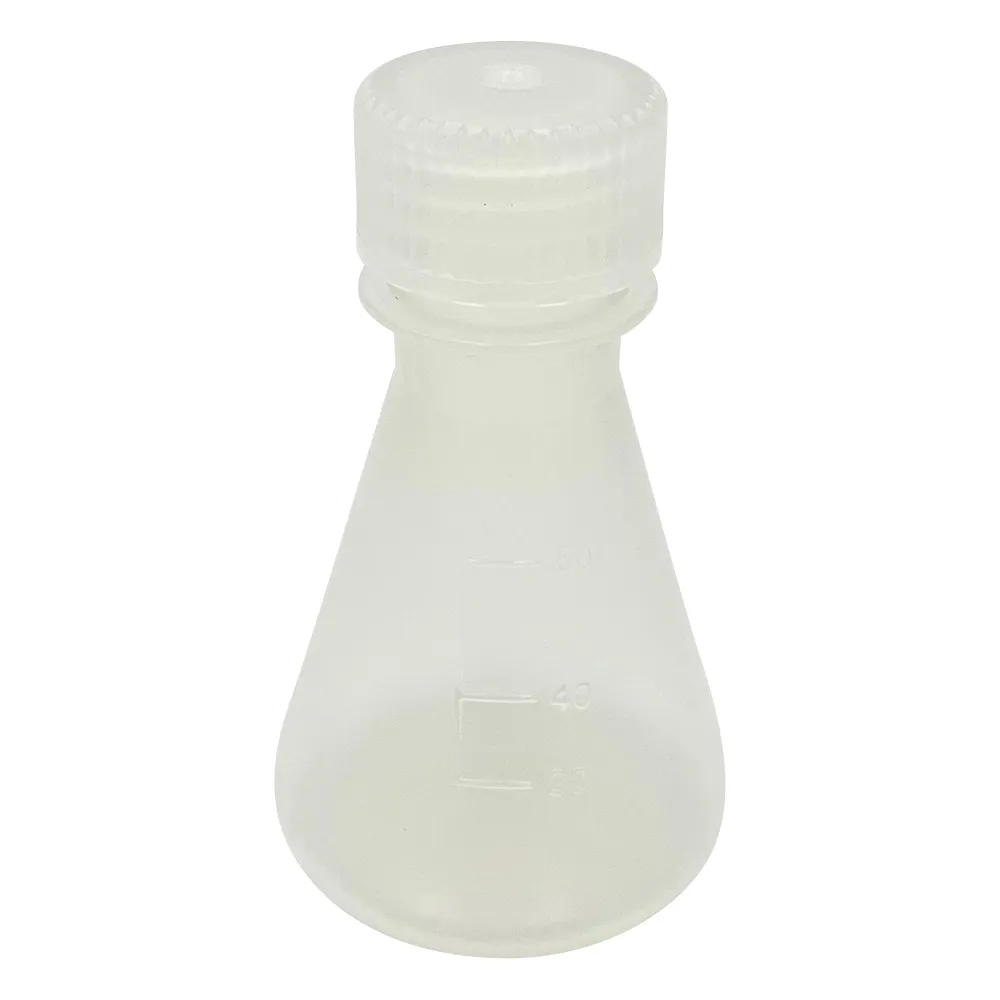 3-9954-01　PP三角瓶 (带螺丝帽) 50mL　PEF50