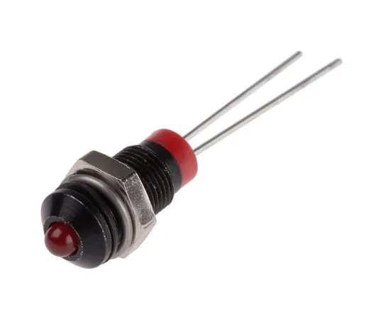 63-4586-51　RS PRO红色指示器，2V直流，6mm安装孔尺寸，铅针终止　208-813