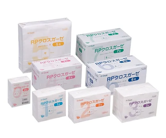 61-7355-78　Rp Cross Gauze No. 7 30 Cm x 30 Cm 8 Folded 200 Sheets　21803