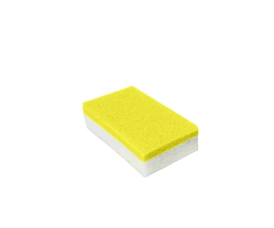 3-9731-01　浅清洁海绵Scotch-Brite (TM) 120 x 65 x 35 mm黄色　L/CL S YEL