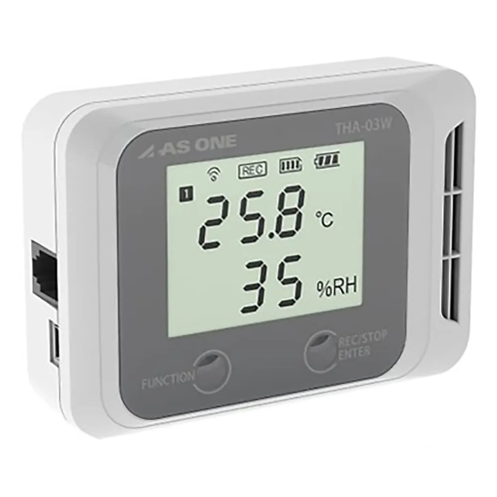 4-790-01　数字温度和湿度记录器 (大型显示器Wi-Fi类型)　THA-03W