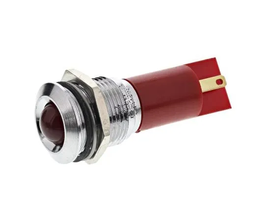 63-4585-08　RS PRO红色指示器，12 V, 16 mm安装孔尺寸，焊点终止　203-919