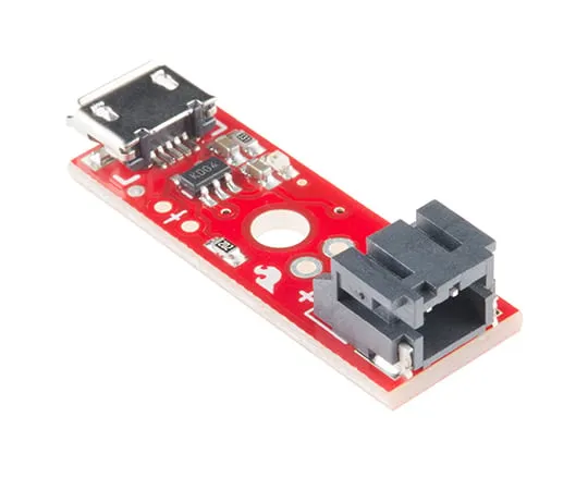 63-3035-55　SparkFun LiPo Charger Basic - Micro-USB　PRT-10217