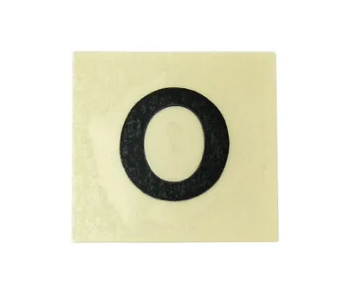 61-7398-06 字符印章黑色英文O 15 mm CL15B-O
