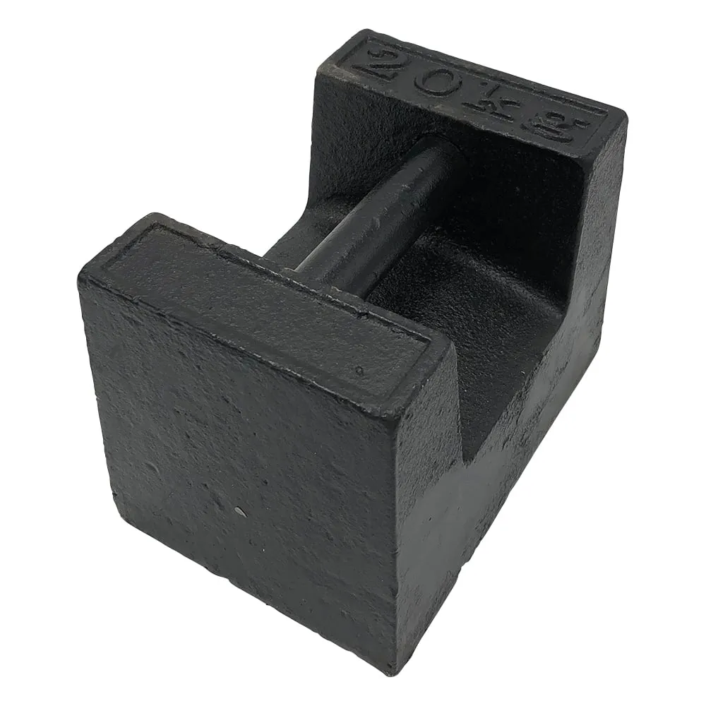 3-9950-01-24　Pillow Weight (Cast Iron) with JCSS Calibration Certificate　PWM20