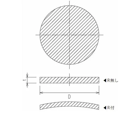64-9047-85　玻璃滤光片φ10粗10片　3900-101