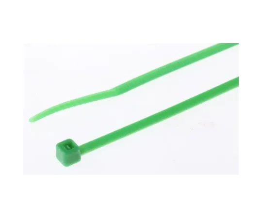 63-4592-48　RS PRO Green Cable Tie Nylon, 100 mm x 2.5 mm　233-225