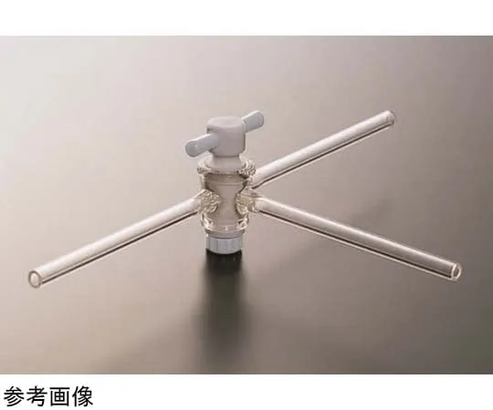 65-6841-63　PTFE Three-Way Cock φ6 18　2008-01