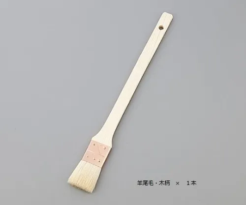 1-1634-01　［已停用］毛刷羊尾巴毛木柄15毫米　724