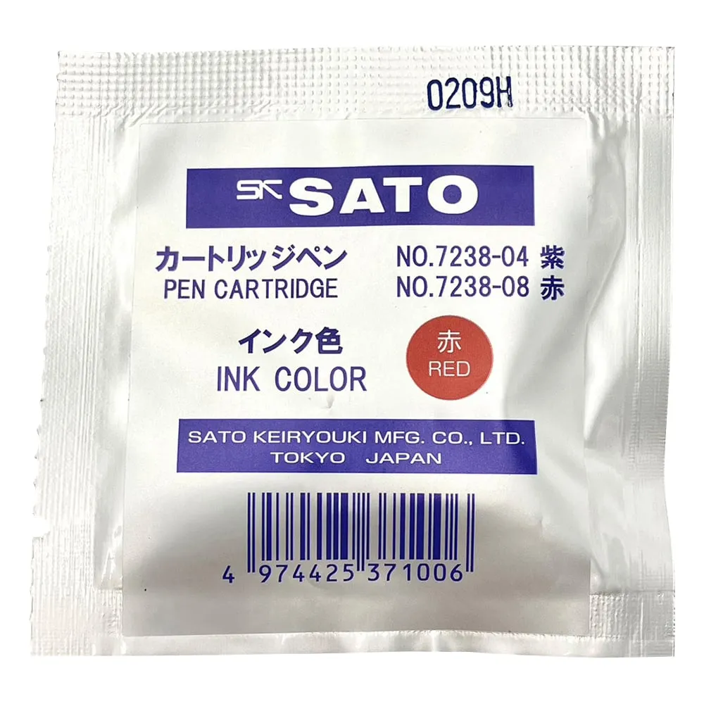 1-619-02　SigmaII型墨水匣专用Thermo-Hygro记录器 (红色)　SK051-079 No. 3710