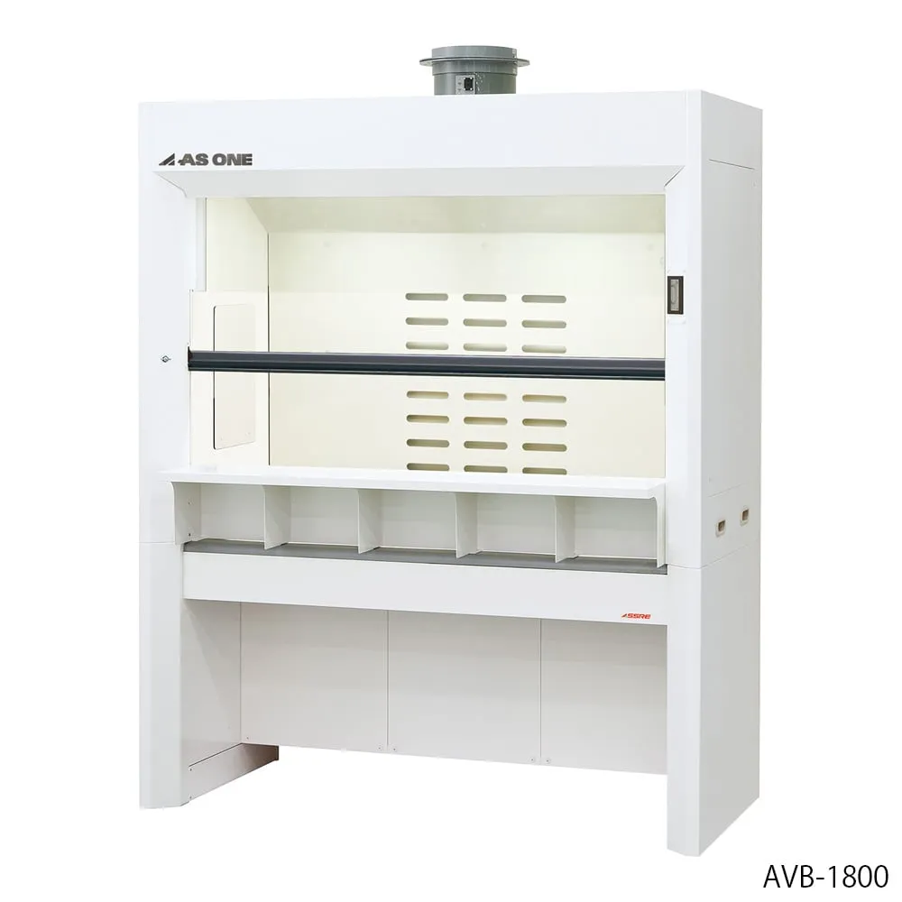 3-3984-21　Fume Hood (Heat Resistant, Acid Degradation Type) 1200 x 830 x 2250 mm　AVB-1200
