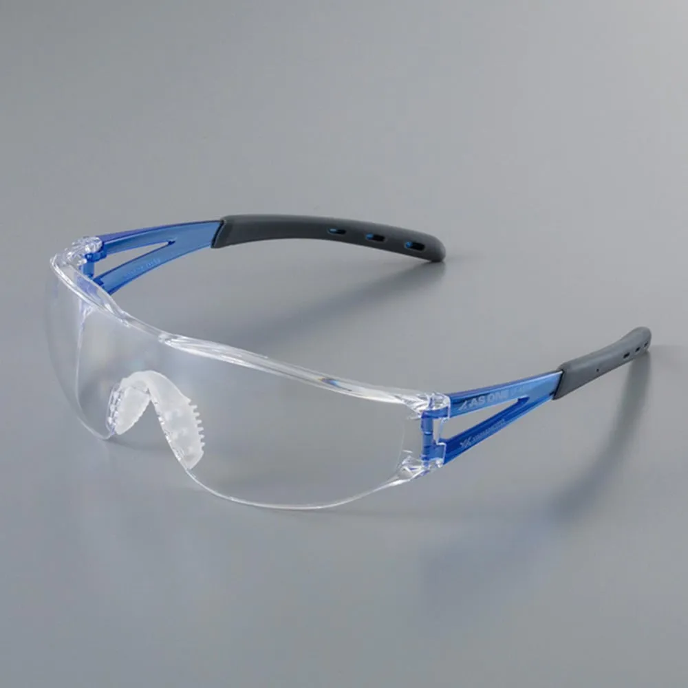 4-6362-01 JIS Single Lens Lightweight Protective Glasses (JIS T8147 Compliant) With Top Eyelet Cover/Without Strap LF-401A