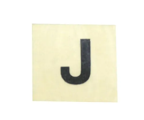 61-7398-01 字符印章黑色J 15毫米 CL15B-J