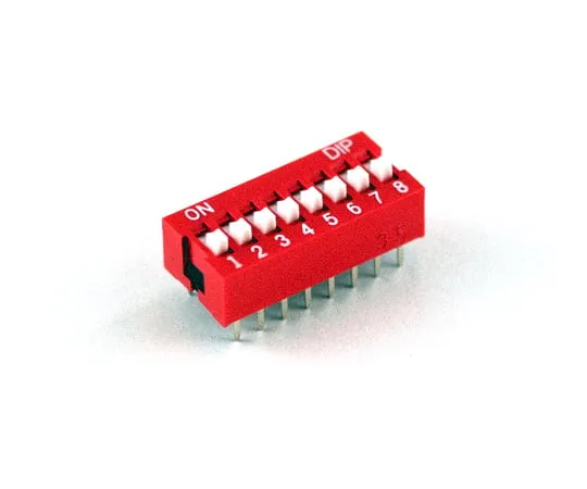63-3056-04　DIP Switch 8 Pole　DS-08-V