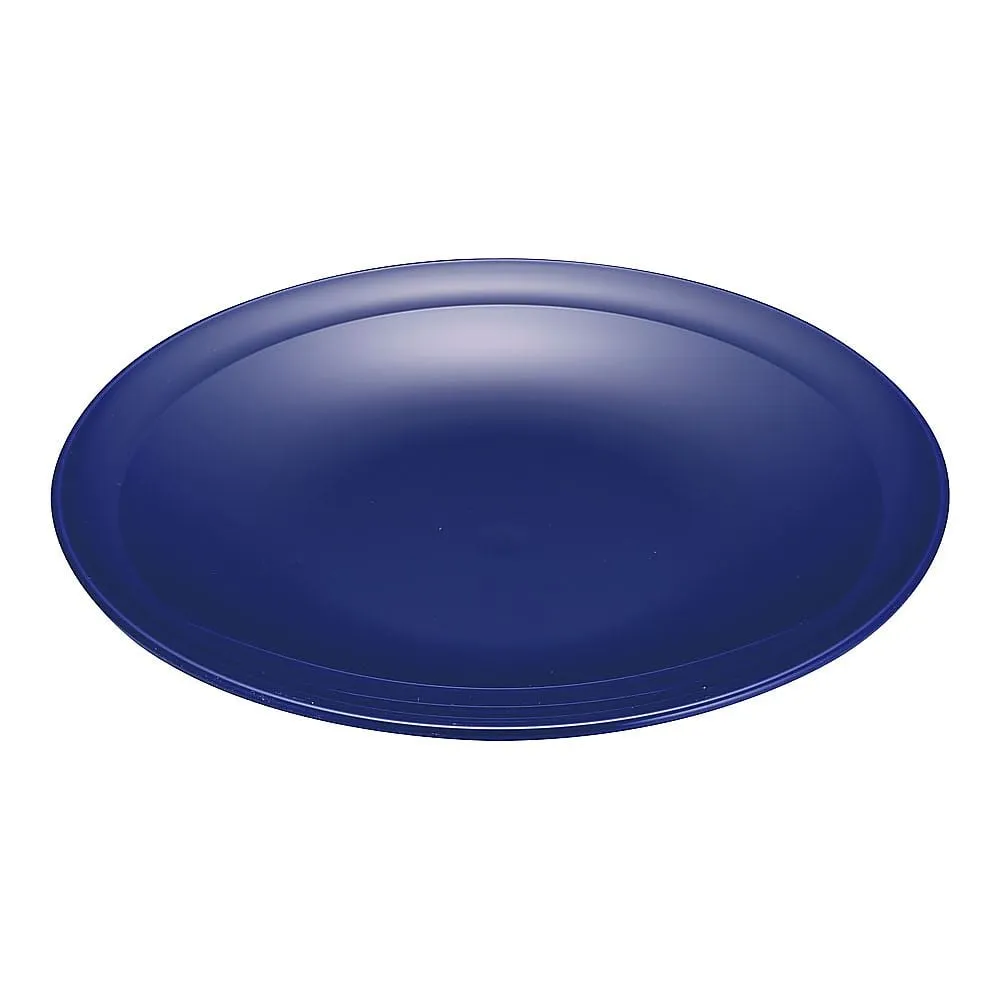 62-6653-11　Plastic Container High Plate Navy 9sun (Pack of 5)