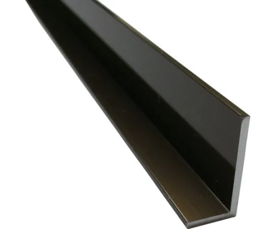 64-5002-18　Aluminum Uneven Angle 50x25x3.0 Bronze 4 m　FA143B