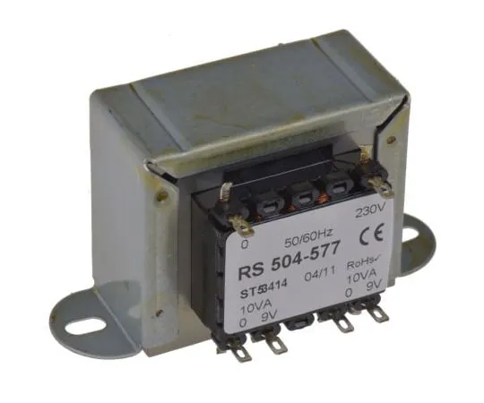 63-4636-68　RS PRO20VA2输出机箱安装变压器，9Vac　504-577
