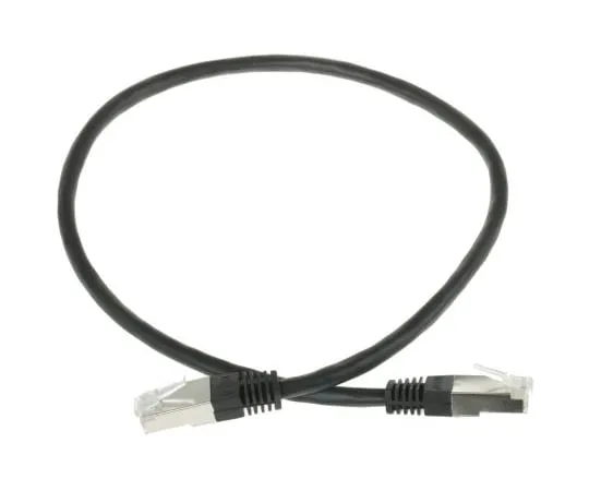 63-4616-92　RS PRO Black Cat 6电缆，S/FTP, MaleRJ45/MaleRJ45,终端，500 mm　411-384
