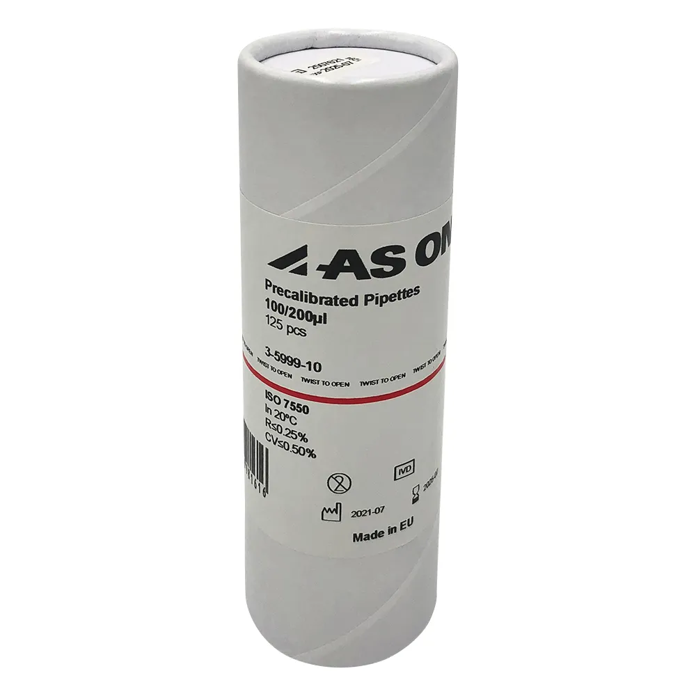 3-5999-10　［已停用］预校准的吸管200μm 125个　-