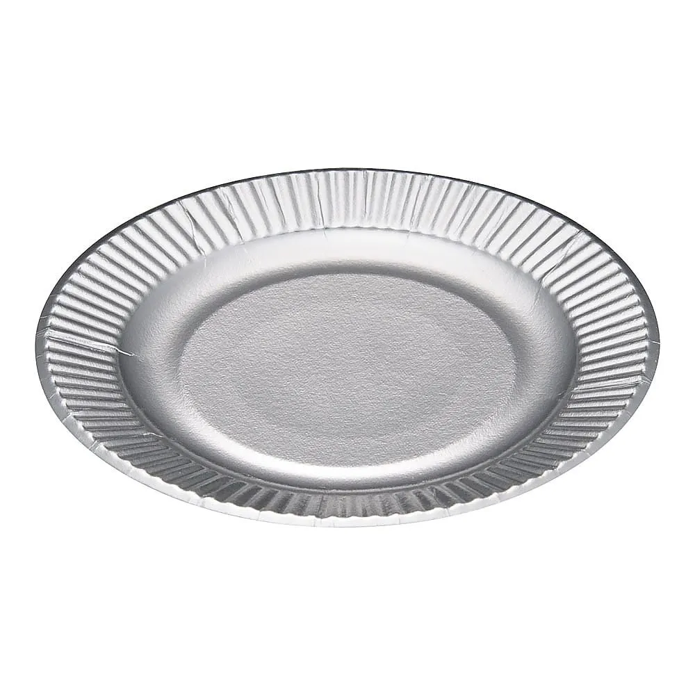 62-6540-01　Paper Plate Silver Plate (100 Sheets) No. 6
