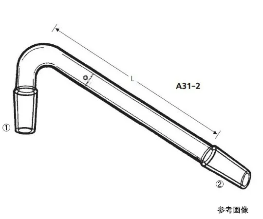 64-1061-71　60°C接头 (长型)　A31-2-1