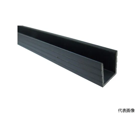 64-5011-03　［Discontinued］Aluminum Mold Panel Edge U-Type 9.0 Matte Gray 2 m　FM192GL