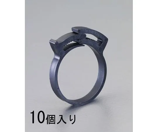 64-7851-14　［已停用］软管夹 (尼龙/齿轮型式/10件) 41.0 -44.5 mm　EA463SD-45