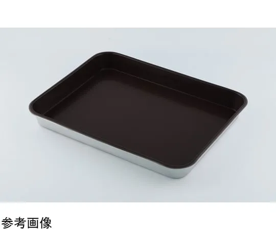 2-339-11　Fluorine Coated Aluminum Vat No. 1 309 x 373 x 43 mm　-