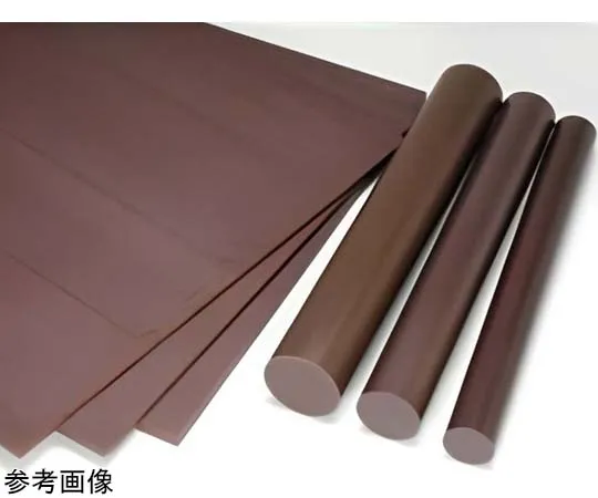 67-6296-43　［Discontinued］Nylon Round Bar (MC602ST Cocoa Color) φ70 x 500 mm　PACOD00700-0500