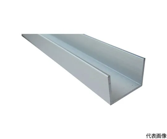 64-5010-17　Aluminum Channel Angle 28 x 13.5 x 1.5 Silver 2 m　FM127SL