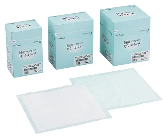 61-7356-26　Sandoz Gauze C7515 7.5 Cm x 15 Cm 60 Pcs　15751