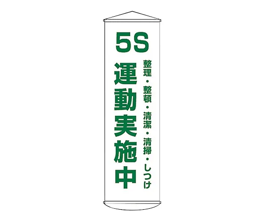 61-3426-89 横幅5 S练习实行分拣、系统化、清理、纪律性幕43 124043