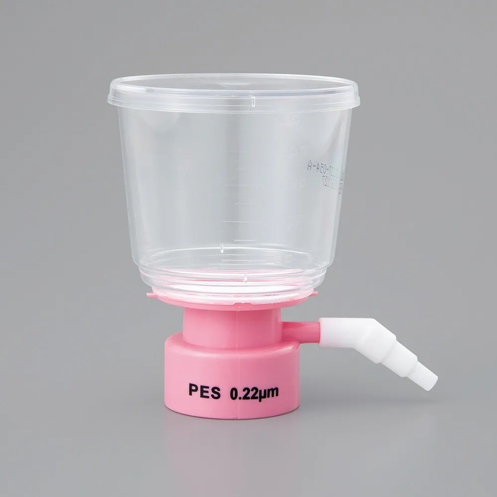 4-6235-01　Violamo Bottle Top Filter (PVDF, 0.45 μm) 150 mL, γ-Ray Sterilized, 24 Pieces　VBTPV45-150
