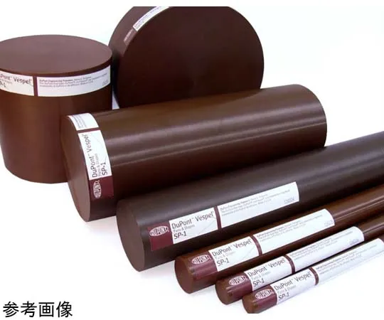 4-5851-09　［Discontinued］Polyimide Round Bar (Vespel ®SP-1) φ38.1 x 50 mm　VESPELSP-1D00381-0050