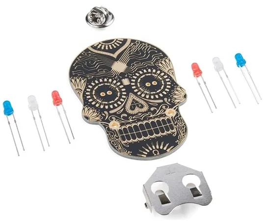 67-0424-18　Day of the Geek - Soldering Badge Kit (Black)　KIT-14637