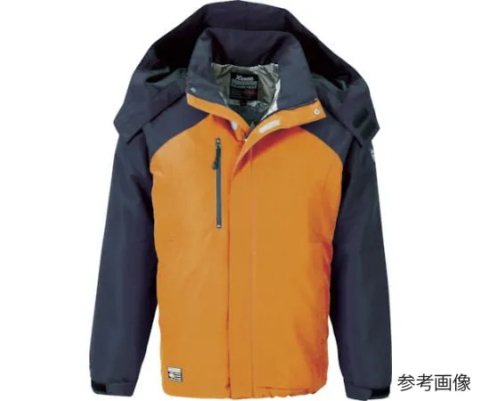 67-5537-17　232 Aluminum Thermal Storage Blouson Orange 4L　232-82-4L
