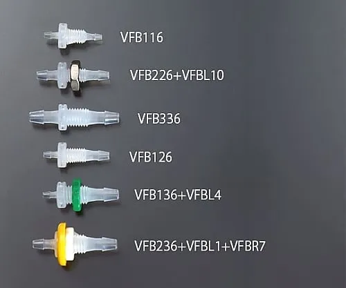 61-0479-08　小型弯管头分隔壁式连接器1.5-1.5mm　VFB116