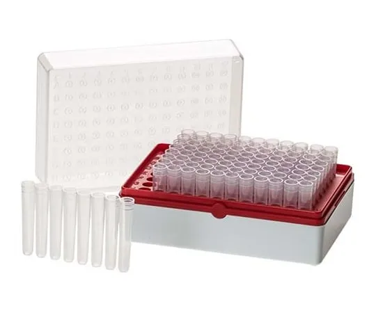 65-3847-55　BIOTUBE (TM) Rack, Red with 8 Tubes, 10 pcs　T100-3R